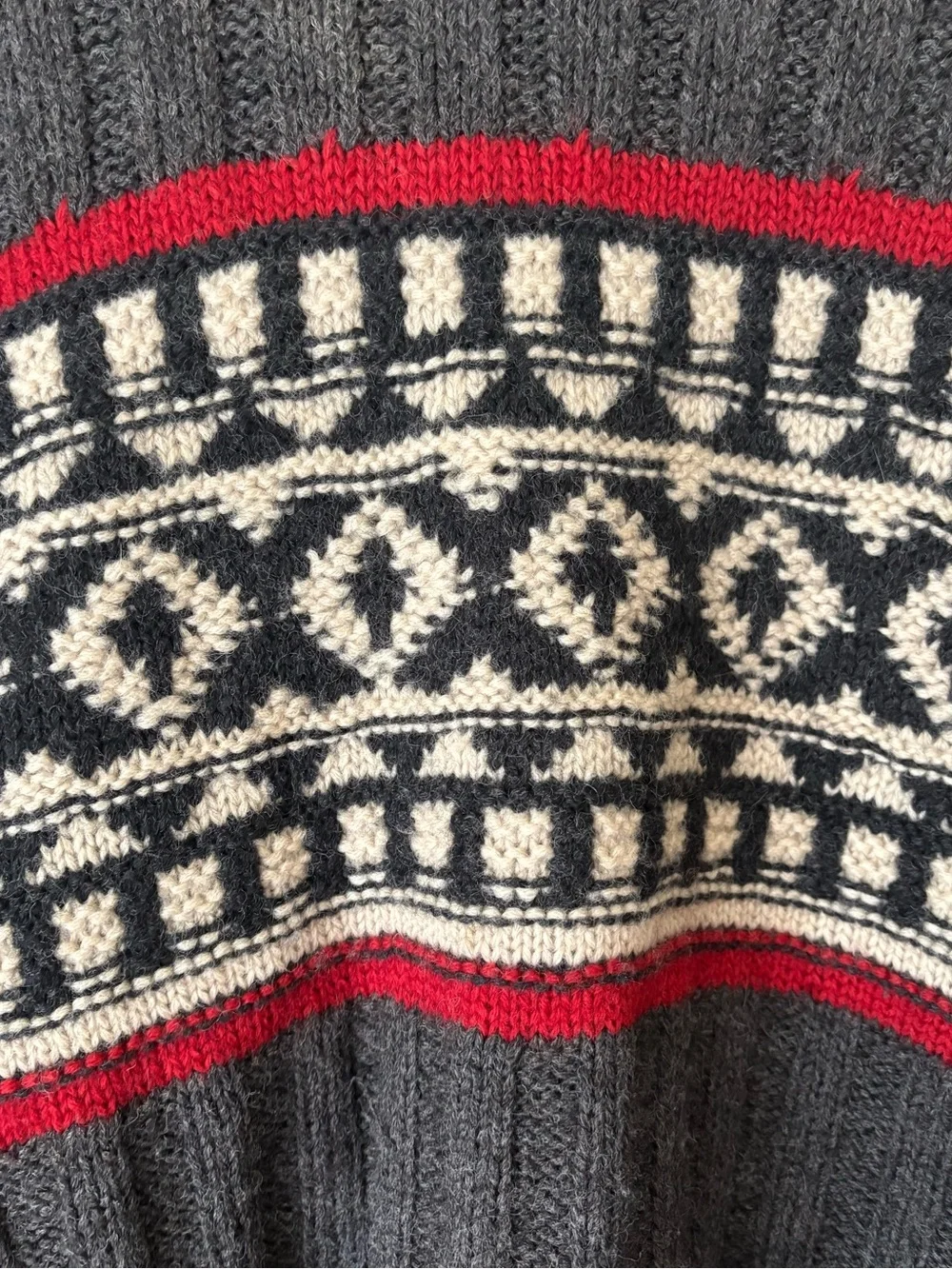 J Crew | Vintage Oarsman roll-neck Norwegian wool knit sweater. Medium